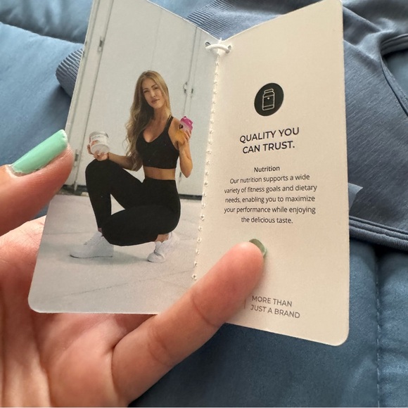 NWT! Women’s Best Light Blue Sports Bra (Small) - Picture 7 of 9